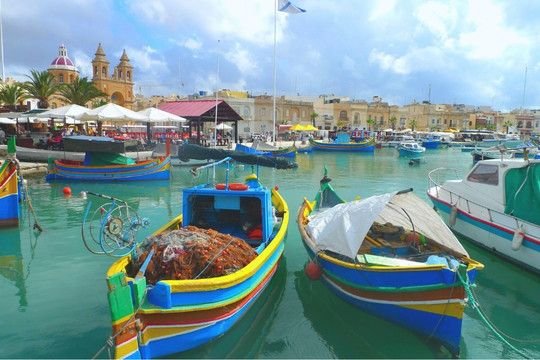 Marsaxlokk fishing village