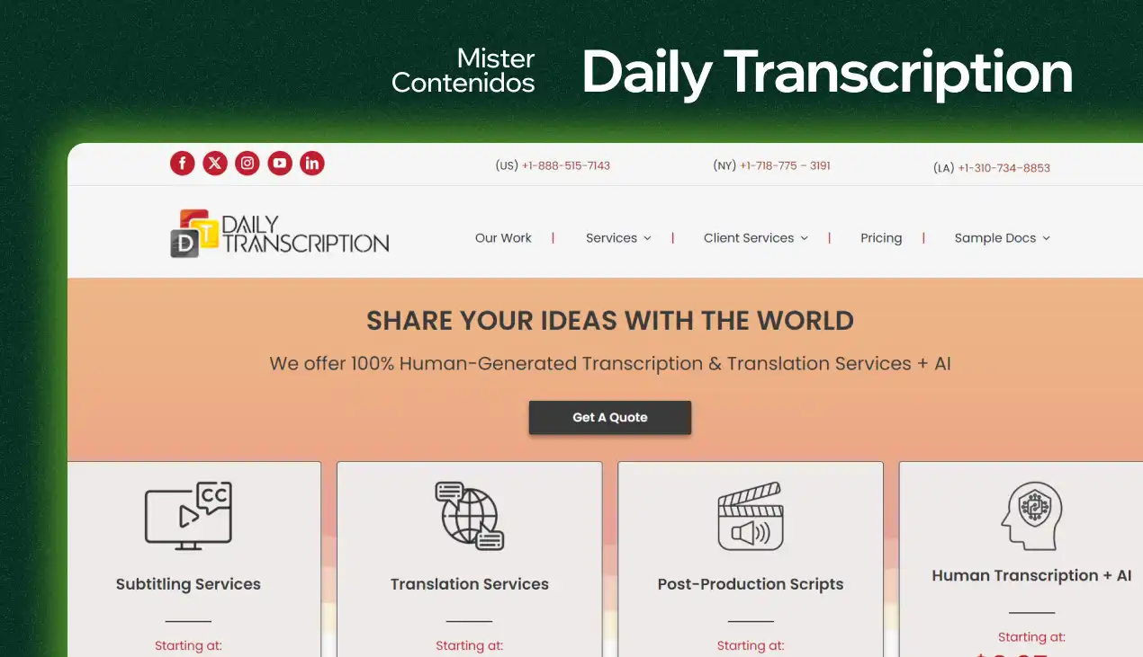Daily Transcription