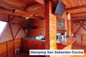 Glamping San Sebastian Cocina