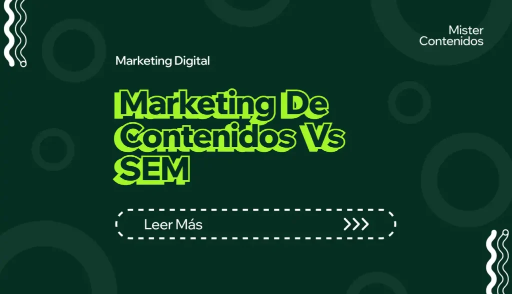 Marketing de Contenidos vs SEM